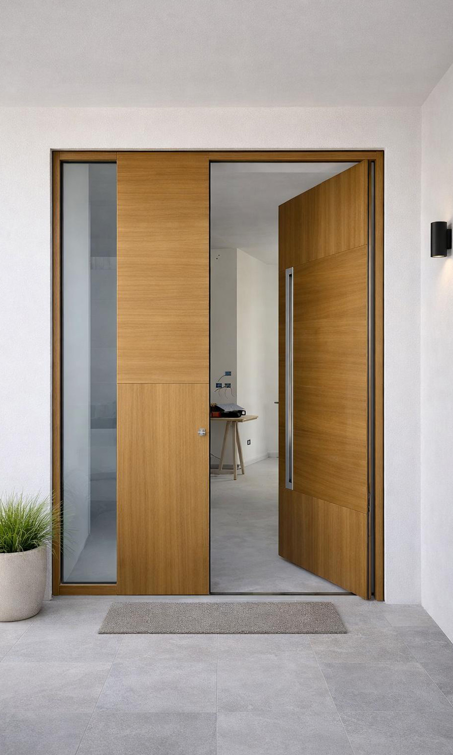 Entrance doors