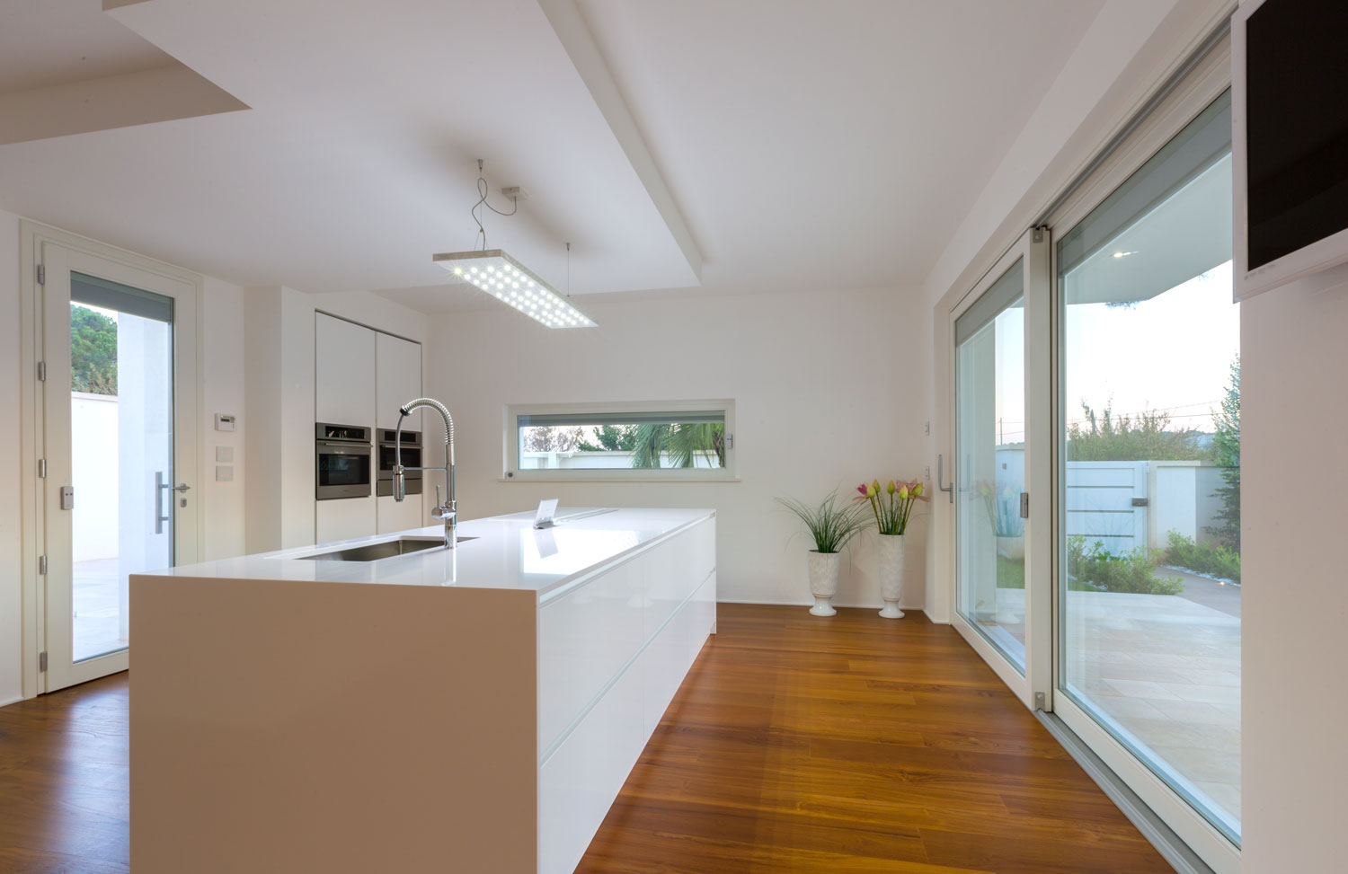 Custom lift-and-slide doors