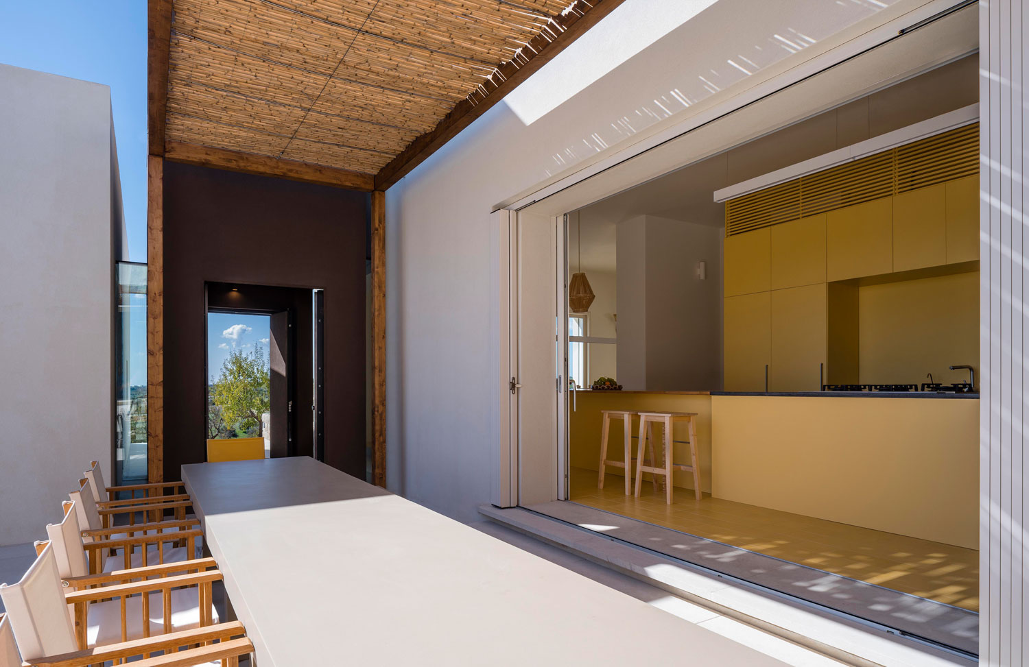 Custom lift-and-slide doors