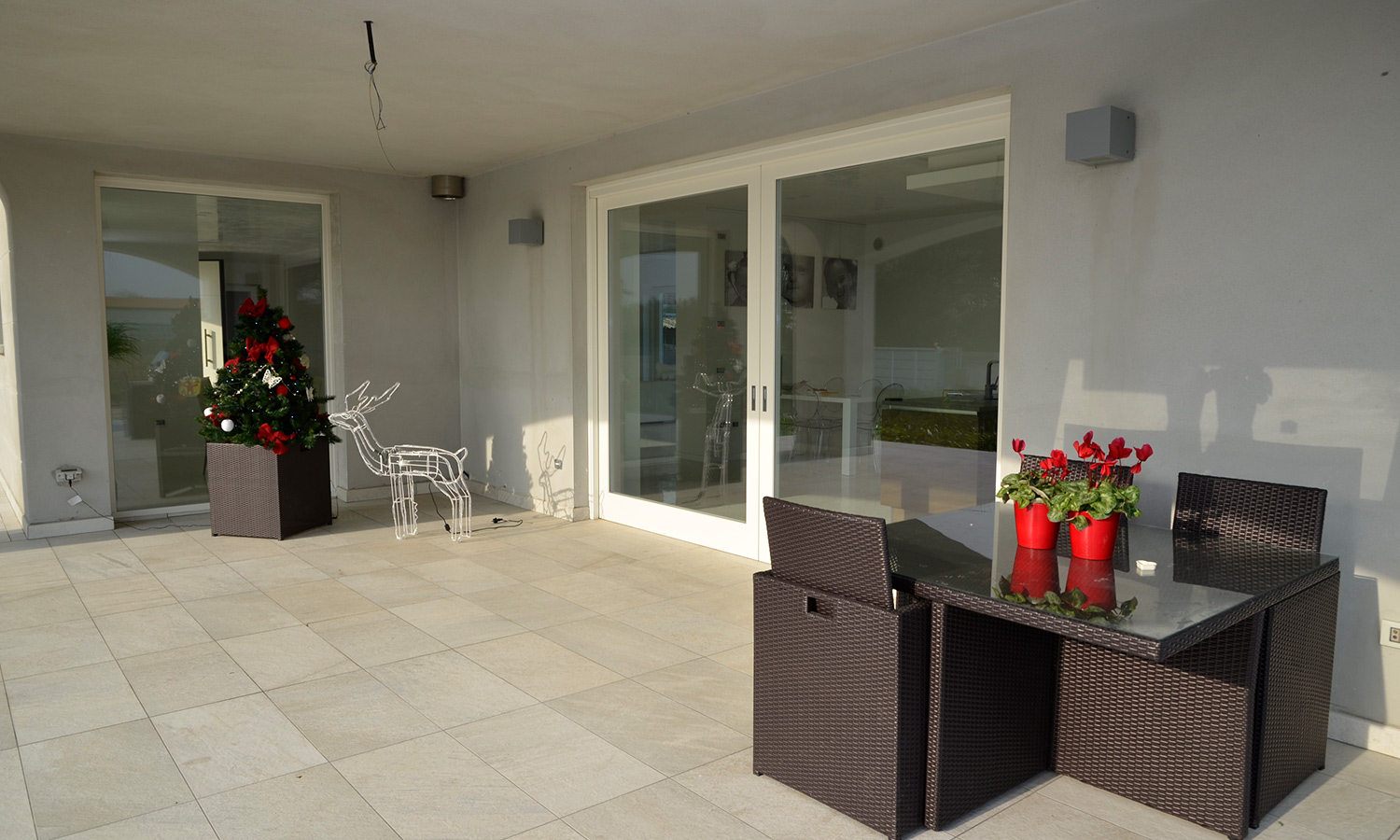 Custom lift-and-slide doors