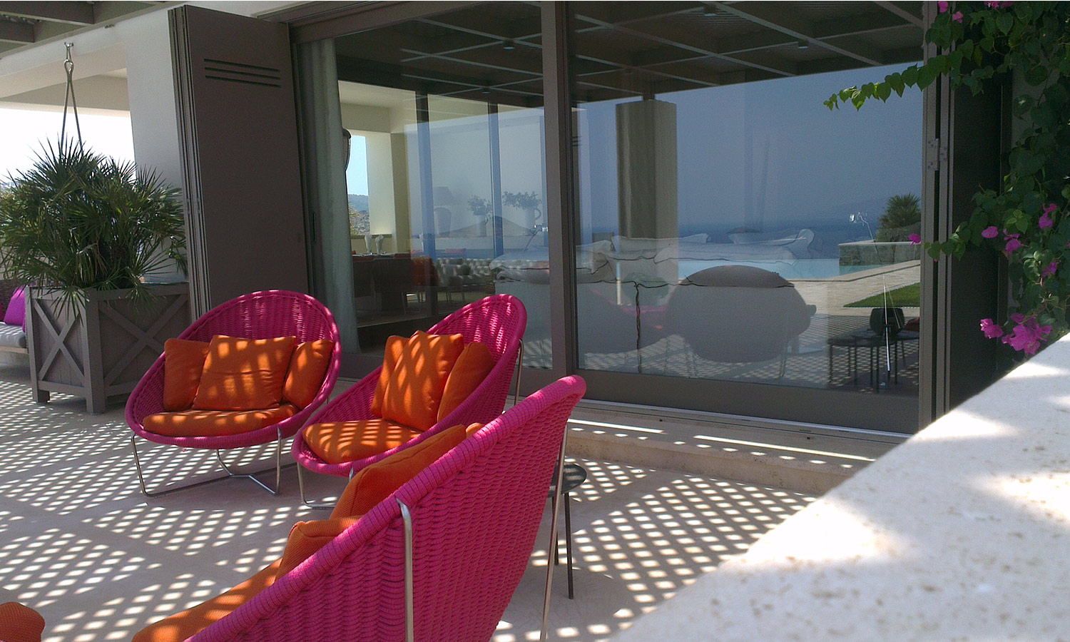 Custom lift-and-slide doors