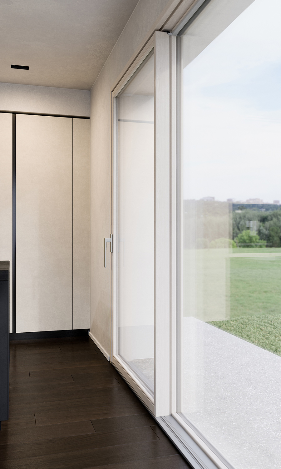 Custom lift-and-slide doors